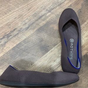 Rothy’s The Flat knitted outer slip on with rounded toe